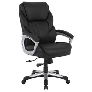 XXL Chefsessel, 10005 Kunstleder schwarz, Gestell schwarz von Neutral