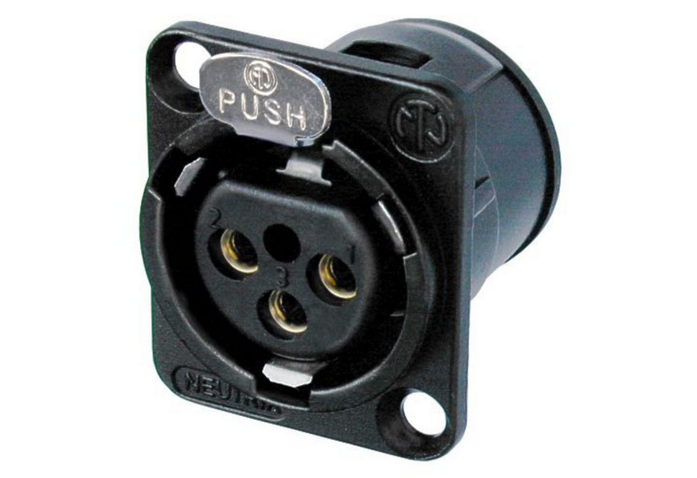 Neutrik Adapter, NC3FD-V-B Chassisbuchse - Einbaubuchse Neutrik Adapter, NC3FD-V-B Chassisbuchse - Einbaubuchse von Neutrik
