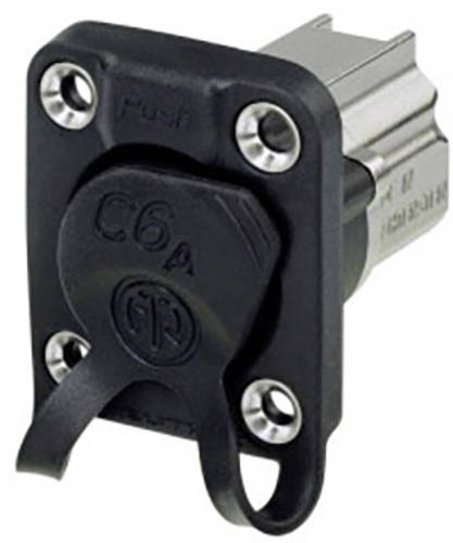 Neutrik Durchgangs-Einbaubuchse NE8FDX-Y6-W Buchse, Einbau Polzahl 8P8C Schwarz 1St. Neutrik Durchgangs-Einbaubuchse NE8FDX-Y6-W Buchse, Einbau Polzahl 8P8C Schwarz 1St. von Neutrik