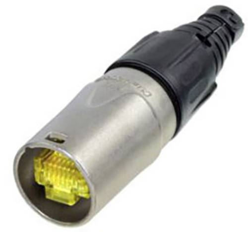 Neutrik ECON NE8MX - etherCON RJ45 Kabelsteckerschutz Nickel NE8MX Stecker, gerade Polzahl 8P8C Gelb von Neutrik