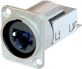 Neutrik EtherCon® RJ45 CAT6 Einbaubuchsen Buchse, Einbau NE8-FDY0-C6 Pole: 8P8C NE8-FDY0-C6 Nickel NE8-FDY0-C6 1 St. (NE8-FDY0-C6) von Neutrik