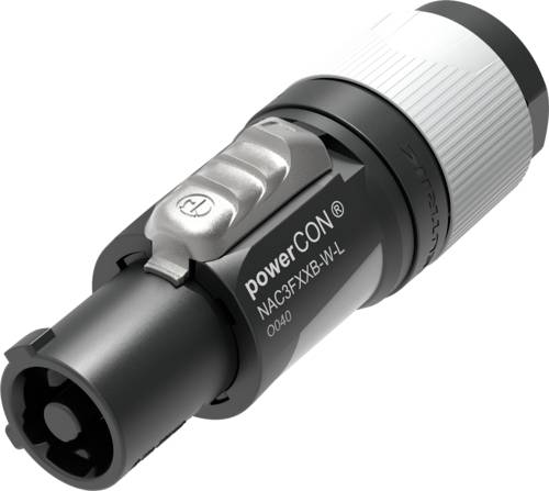 Neutrik NAC3FXXB-W-L Netz-Steckverbinder powerCON Buchse, gerade Gesamtpolzahl: 2 + PE 16A Grau 1St. Neutrik NAC3FXXB-W-L Netz-Steckverbinder powerCON Buchse, gerade Gesamtpolzahl: 2 + PE 16A Grau 1St. von Neutrik
