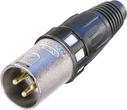 Neutrik NC3MXCC XLR-Steckverbinder Stecker, gerade Polzahl (num): 3 Silber 1St. von Neutrik