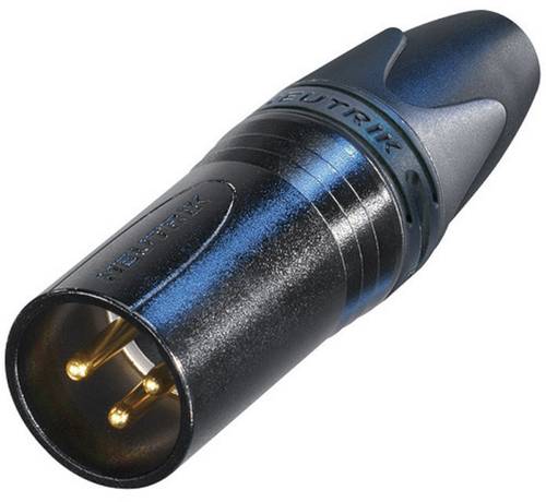 Neutrik NC3MXX-B XLR-Steckverbinder Stecker, gerade Polzahl (num): 3 Schwarz 1St. von Neutrik