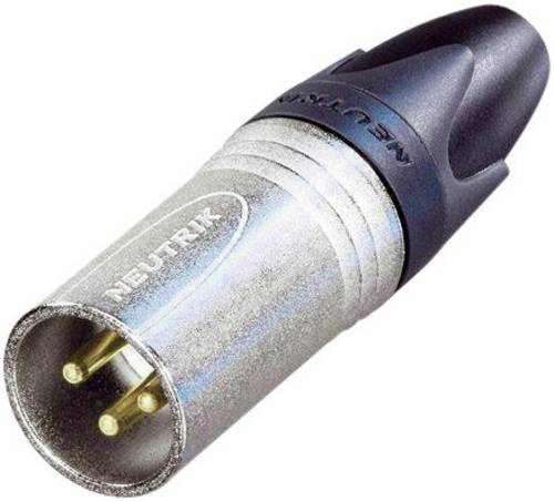 Neutrik NC3MXX-EMC XLR-Steckverbinder Stecker, gerade Polzahl (num): 3 Silber 1St. von Neutrik