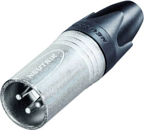 Neutrik NC3MXX XLR-Steckverbinder Stecker, gerade Polzahl (num): 3 Silber 1St. von Neutrik