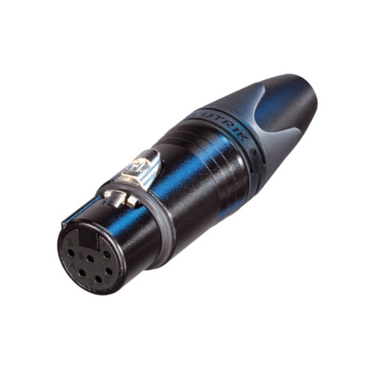Neutrik NC6FXX-B XLR Kabeladapter. 6-polig, Female von Neutrik