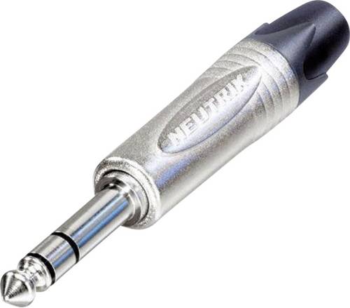 Neutrik NP3X Klinken-Steckverbinder 6.35mm Stecker, gerade Polzahl (num): 3 Stereo Silber 1St. von Neutrik