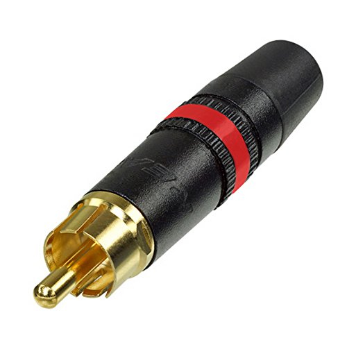 Neutrik RCA/Cinchstecker schwarz/rot NYS373-2 von Neutrik