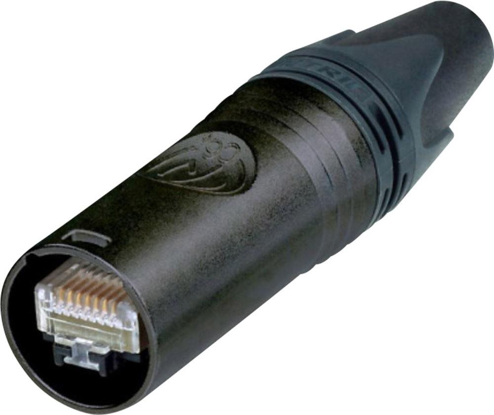 Neutrik RJ45 etherCON CAT6 A Steckverbinder Stecker, gerade Pole: 8P8C NE8MX6-B Schwarz NE8MX6-B 1 St. (NE8MX6-B) von Neutrik