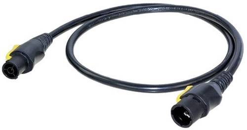 Neutrik Strom Anschlusskabel [1x PowerCon-Buchse - 1x PowerCon-Stecker] 3.00m Schwarz, Gelb von Neutrik