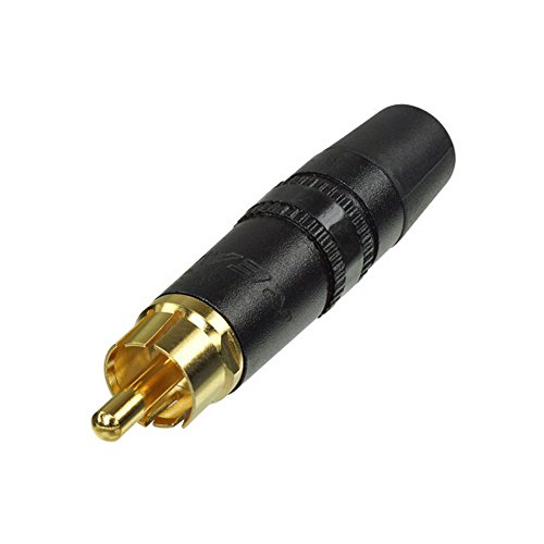 REAN NYS373 Cinch Stecker by Neutrik schwarz RCA | NYS373-0 REAN NYS373 Cinch Stecker by Neutrik schwarz RCA | NYS373-0 von REAN