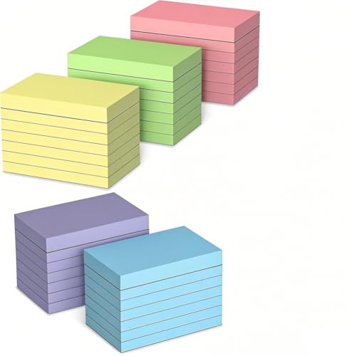Lot de 1000 cartes, lignées, format A8, Cartes d’index lignées, Cartes Boîtes à Fiches Index,Couleurs fluo assorties, boîte à câbles, pour vocabulaire, formules et notes Lot de 1000 cartes, lignées, format A8, Cartes d’index lignées, Cartes Boîtes à Fiches Index,Couleurs fluo assorties, boîte à câbles, pour vocabulaire, formules et notes von Neuytiky