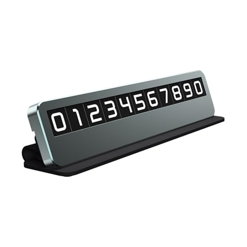 Fahrzeugnummer Display - Parkinformationskarte, Kontakt -Tag -Platte | Dashboard -Identitätsetikett, temporärer Telefonmarker, Autobesitzerzeichen für Wohnmobile, Automobile, Lieferwagen, persönliche Fahrzeugnummer Display - Parkinformationskarte, Kontakt -Tag -Platte | Dashboard -Identitätsetikett, temporärer Telefonmarker, Autobesitzerzeichen für Wohnmobile, Automobile, Lieferwagen, persönliche von NevPuose