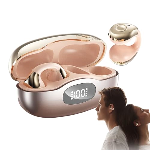 NevPuose Offene Ohrclip Wireless Ohrhörer - -Sport -Ohrhörer, sichere Fit - -Haken | Leichte Kopfhörer für Geräusche stornieren Kopfhörer für Fitnessstudio, Fitness -Workouts, stilvoller NevPuose Offene Ohrclip Wireless Ohrhörer - -Sport -Ohrhörer, sichere Fit - -Haken | Leichte Kopfhörer für Geräusche stornieren Kopfhörer für Fitnessstudio, Fitness -Workouts, stilvoller von NevPuose