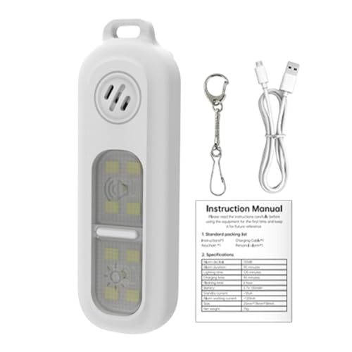Personalalarm, HUBLE 130 Dezibel, LED-Taschenlampe, Sicherheitsgerät, einfacher Transportclip, Notfall-Werkzeug für Frauen, Kinder, Läufer, Personalalarm, HUBLE 130 Dezibel, LED-Taschenlampe, Sicherheitsgerät, einfacher Transportclip, Notfall-Werkzeug für Frauen, Kinder, Läufer, von NevPuose