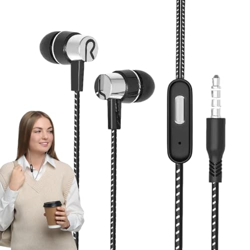 Nevalerra Im verkabelt Ohrhörer - Geräuschisolierung gekordnet, erstaunliche Soundeffekte Ohrhörer | High Fidelity Stereo Sound Kabelgebundene Ohrhörer, Jack kompatibel mit, Tablets Nevalerra Im verkabelt Ohrhörer - Geräuschisolierung gekordnet, erstaunliche Soundeffekte Ohrhörer | High Fidelity Stereo Sound Kabelgebundene Ohrhörer, Jack kompatibel mit, Tablets von Nevalerra