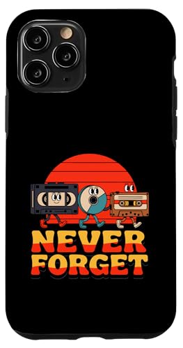 Never Forget Retro VHS Kassette Tape und CD Tech Nostalgie Hülle für iPhone 11 Pro von Never Forget Retro VHS Cassette Tape and CD