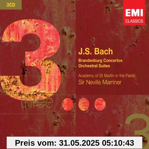 Brandenburg.Konzerte 1-6 von Neville Marriner