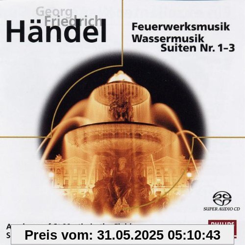 Feuerwerksmusik/Wassermusik/Suiten 1-3 (Sacd) von Neville Marriner