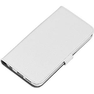 Nevox ORDO - Flip-Hülle für Mobiltelefon - PU-Kunstleder - Grau, weiß - für Samsung Galaxy S6 edge von Nevox