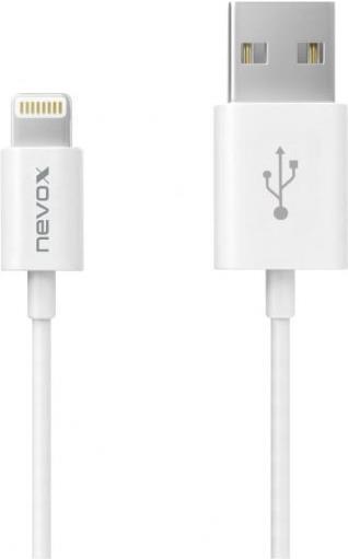 nevox 1645 Lightning-Kabel 0,5 m Weiß (1645) von Nevox