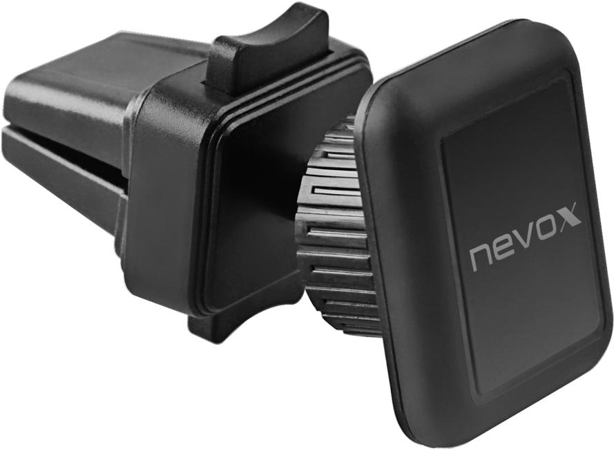 nevox NEVOCLIP AIRFLEX - Handy/Smartphone - Smartwatch - Auto - Passive Halterung - Schwarz - Klemmhalterung (1500) von Nevox