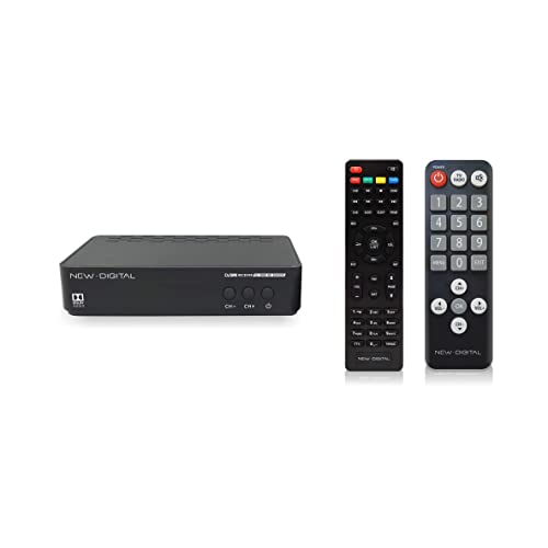 NEW DIGITAL S2 3000 HD Senior Sat Receiver I Digitaler Satelliten-Receiver HD-TV mit HDMI - SCART - S/PDIF Koaxialer Anschluss I 12V Netzteil ideal für Camping I Receiver für Satellitenschüssel NEW DIGITAL S2 3000 HD Senior Sat Receiver I Digitaler Satelliten-Receiver HD-TV mit HDMI - SCART - S/PDIF Koaxialer Anschluss I 12V Netzteil ideal für Camping I Receiver für Satellitenschüssel von New Digital