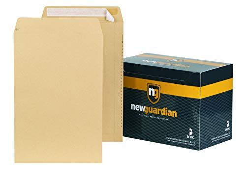 New Guardian Umschlag haftklebend hohes Papiergewicht Manila 381 x 254 mm 125 Stück von New Guardian