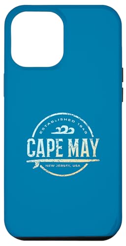 Cape May — Retro Cape May New Jersey Vintage-Surf Hülle für iPhone 12 Pro Max von New Jersey Shoreline Apparel