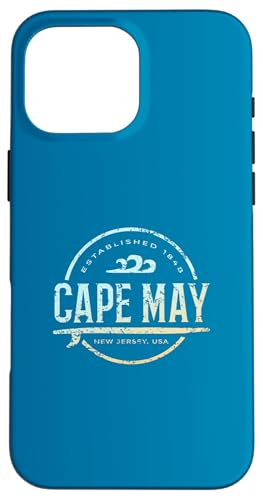 Cape May — Retro Cape May New Jersey Vintage-Surf Hülle für iPhone 16 Pro Max Cape May — Retro Cape May New Jersey Vintage-Surf Hülle für iPhone 16 Pro Max von New Jersey Shoreline Apparel