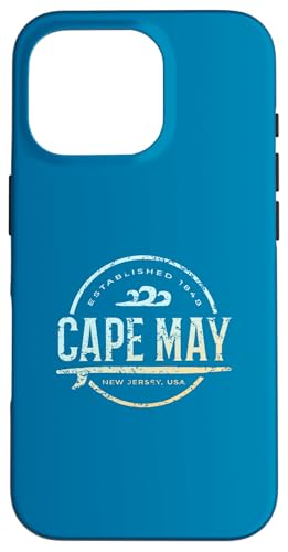 Cape May — Retro Cape May New Jersey Vintage-Surf Hülle für iPhone 16 Pro Cape May — Retro Cape May New Jersey Vintage-Surf Hülle für iPhone 16 Pro von New Jersey Shoreline Apparel