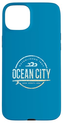 Ocean City - Ocean City New Jersey Vintage-Surf im Retro-Look Hülle für iPhone 15 Plus Ocean City - Ocean City New Jersey Vintage-Surf im Retro-Look Hülle für iPhone 15 Plus von New Jersey Shoreline Apparel
