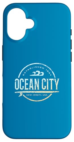 Ocean City - Ocean City New Jersey Vintage-Surf im Retro-Look Hülle für iPhone 16 Ocean City - Ocean City New Jersey Vintage-Surf im Retro-Look Hülle für iPhone 16 von New Jersey Shoreline Apparel
