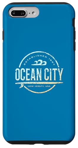 Ocean City - Ocean City New Jersey Vintage-Surf im Retro-Look Hülle für iPhone 7 Plus/8 Plus Ocean City - Ocean City New Jersey Vintage-Surf im Retro-Look Hülle für iPhone 7 Plus/8 Plus von New Jersey Shoreline Apparel