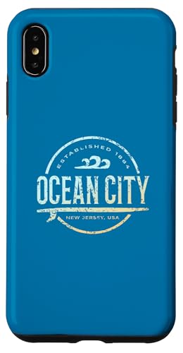 Ocean City - Ocean City New Jersey Vintage-Surf im Retro-Look Hülle für iPhone XS Max Ocean City - Ocean City New Jersey Vintage-Surf im Retro-Look Hülle für iPhone XS Max von New Jersey Shoreline Apparel