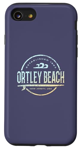 Ortley Beach - Vintage-Surf im Retro-Look von Ortley Beach, New Jersey Hülle für iPhone SE (2020) / 7 / 8 von New Jersey Shoreline Apparel