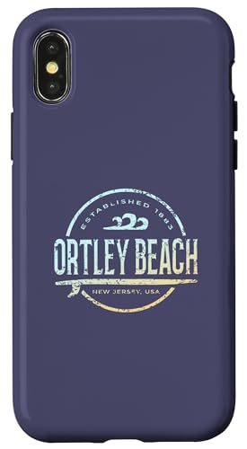 Ortley Beach - Vintage-Surf im Retro-Look von Ortley Beach, New Jersey Hülle für iPhone X/XS Ortley Beach - Vintage-Surf im Retro-Look von Ortley Beach, New Jersey Hülle für iPhone X/XS von New Jersey Shoreline Apparel