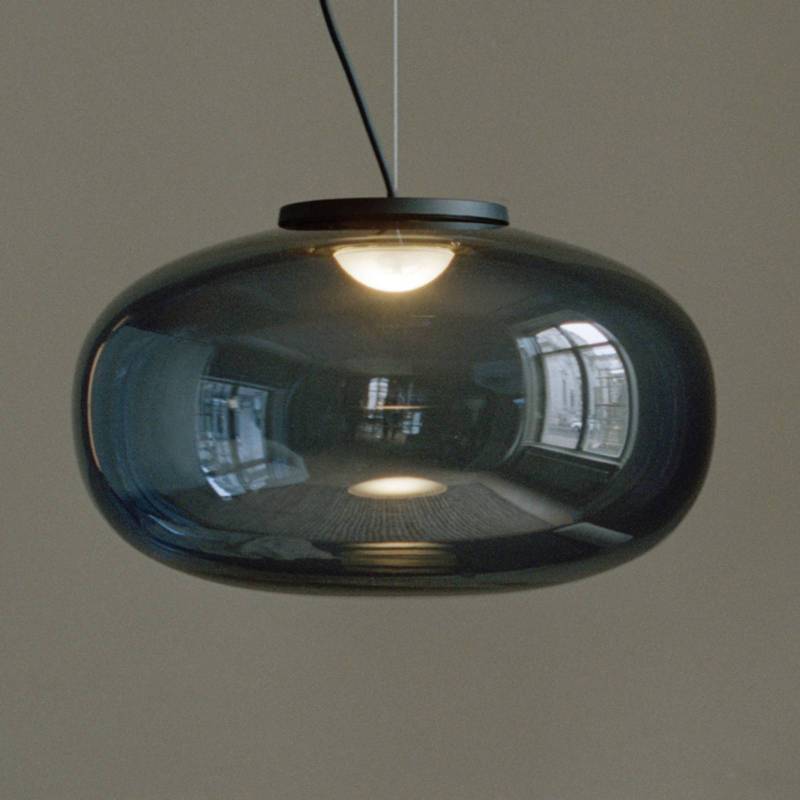 New Works Karl-Johan Large Hängelampe, 40 cm, grau von New Works