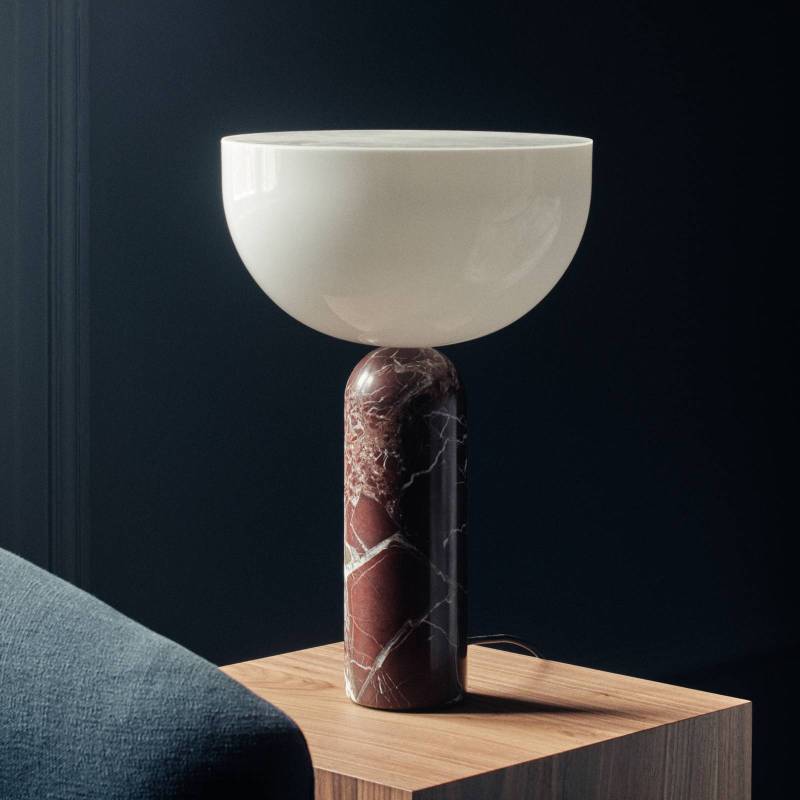 New Works Kizu Large Tischleuchte Rosso Levanto von New Works