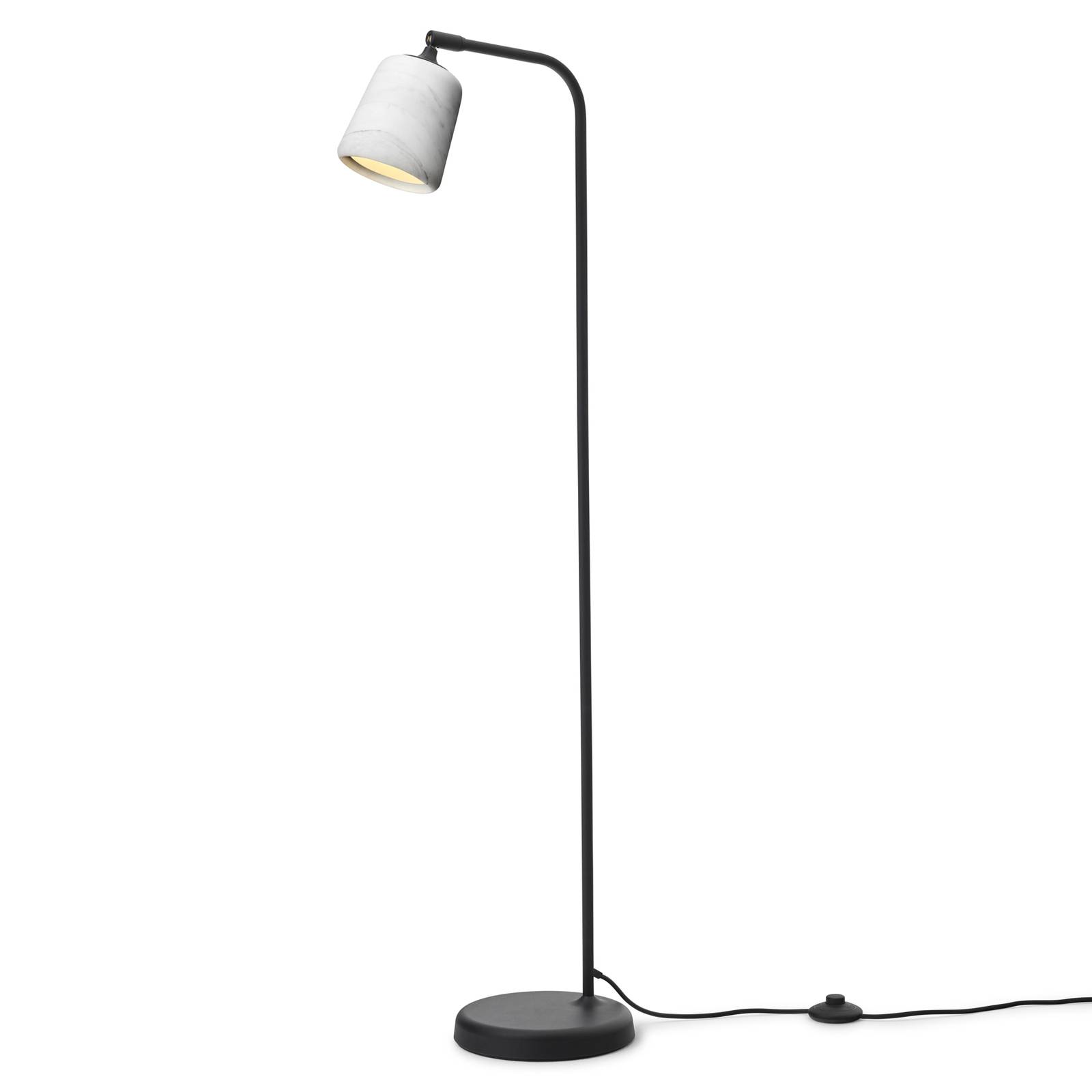 New Works Stehlampe Material, weiß, Marmor, Höhe 125 cm New Works Stehlampe Material, weiß, Marmor, Höhe 125 cm von New Works