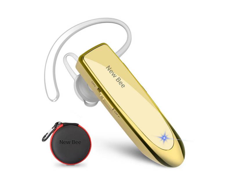 New bee B41 Kopfhörer Bluetooth Geräuschunterdrückung Headset 20M-Verbindung Bluetooth-Kopfhörer (Siri, Bluetooth, CVC8.0-Rauschunterdrückung Unterstützt den Anschluss zweier Geräte) von New bee