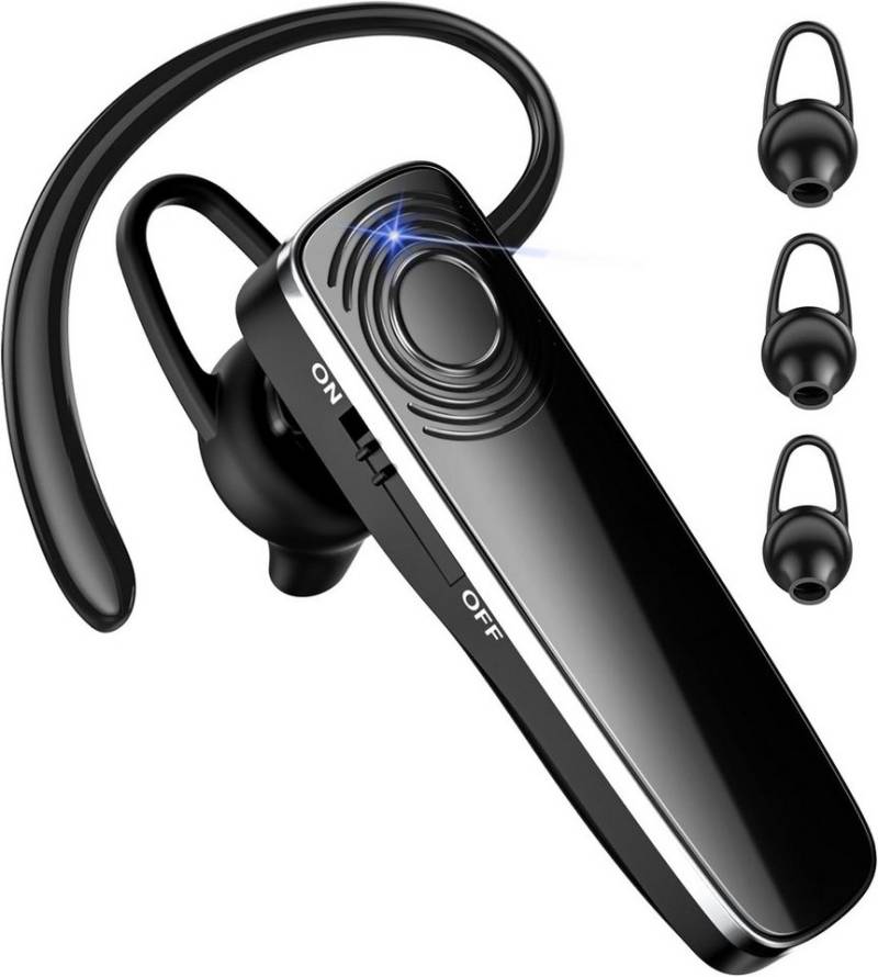 New bee mit Mikrofon Fahr-Headset Mit Sprachsteuerung Bluetooth-Kopfhörer (Siri, Bluetooth-Version 5.3, Bluetooth-Version 5.3 Siri-Sprachsteuerung Gesprächszeit 14 Stunden) von New bee