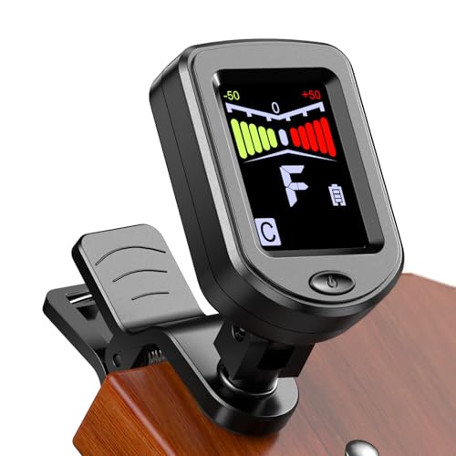 Stimmgerät Gitarre Stimmgerät zum Anklipsen für Gitarre, Ukulele, Chromatisch, Violine, Bass Stimmgerät Gitarre Stimmgerät zum Anklipsen für Gitarre, Ukulele, Chromatisch, Violine, Bass von New bee