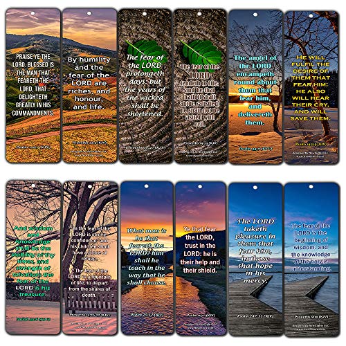 KJV Schriften Lesezeichen, 12 Stück Fear Of The Lord KJV(12-Pack) Fear of the Lord Kjv(12-pack) von NewEights