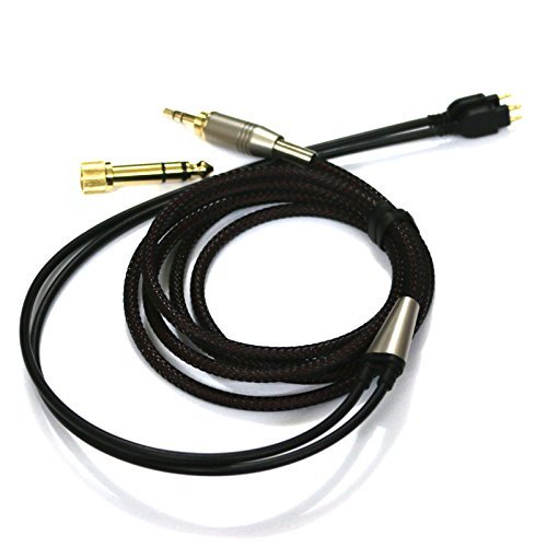 NewFantasia Ersatz-Audio-Upgrade-Kabel für Sennheiser HD650, HD600, HD580, HD660S, Massdrop HD6XX Kopfhörer, 1,5 m von NewFantasia