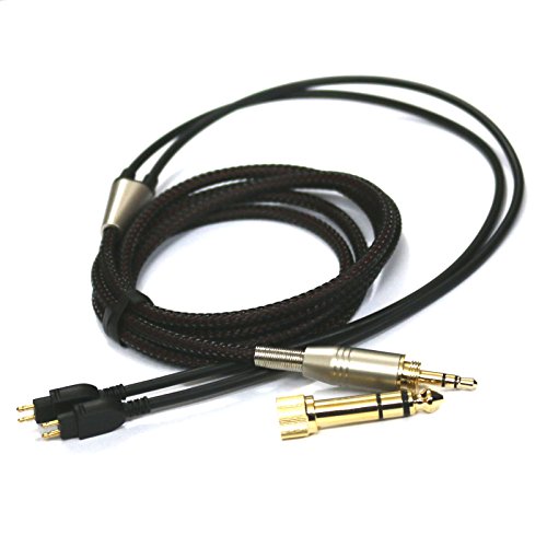 NewFantasia Ersatz-Audiokabel für Sennheiser HD650, HD600, HD580, HD660S, Massdrop HD6XX Kopfhörer, 1,2 m / 1,5 m / 2 m / 3 m 1.2m Das gleiche wie auf dem Bild. NewFantasia Ersatz-Audiokabel für Sennheiser HD650, HD600, HD580, HD660S, Massdrop HD6XX Kopfhörer, 1,2 m / 1,5 m / 2 m / 3 m 1.2m Das gleiche wie auf dem Bild. von NewFantasia