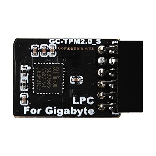 NewHail TPM2.0 Modul LPC 12-Pin Modul mit Infineon SLB9665 für Gigabyte Motherboard, kompatibel mit GC-TPM2.0_S von NewHail