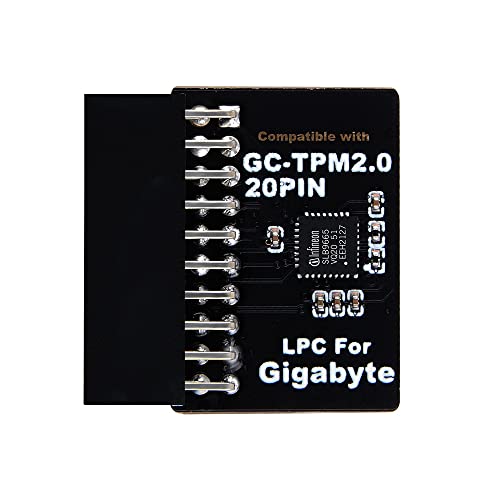 NewHail TPM2.0 Modul LPC 20-Pin Modul mit Infineon SLB9665 für Gigabyte Motherboard, kompatibel mit GC-TPM2.0 von NewHail