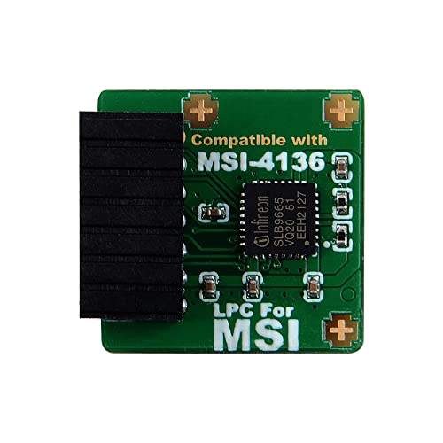 NewHail TPM2.0 Modul TPM LPC 14Pin Modul mit Infineon SLB9665 für MSI Motherboard kompatibel mit TPM2.0 (MS-4136) von NewHail